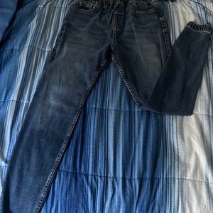 Hollister skinny denim(i think)jogger, very comfortable and great for runs! :)